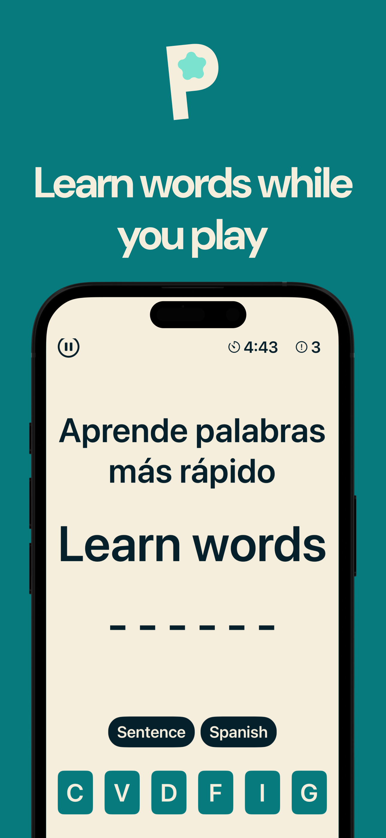 Panki main screen