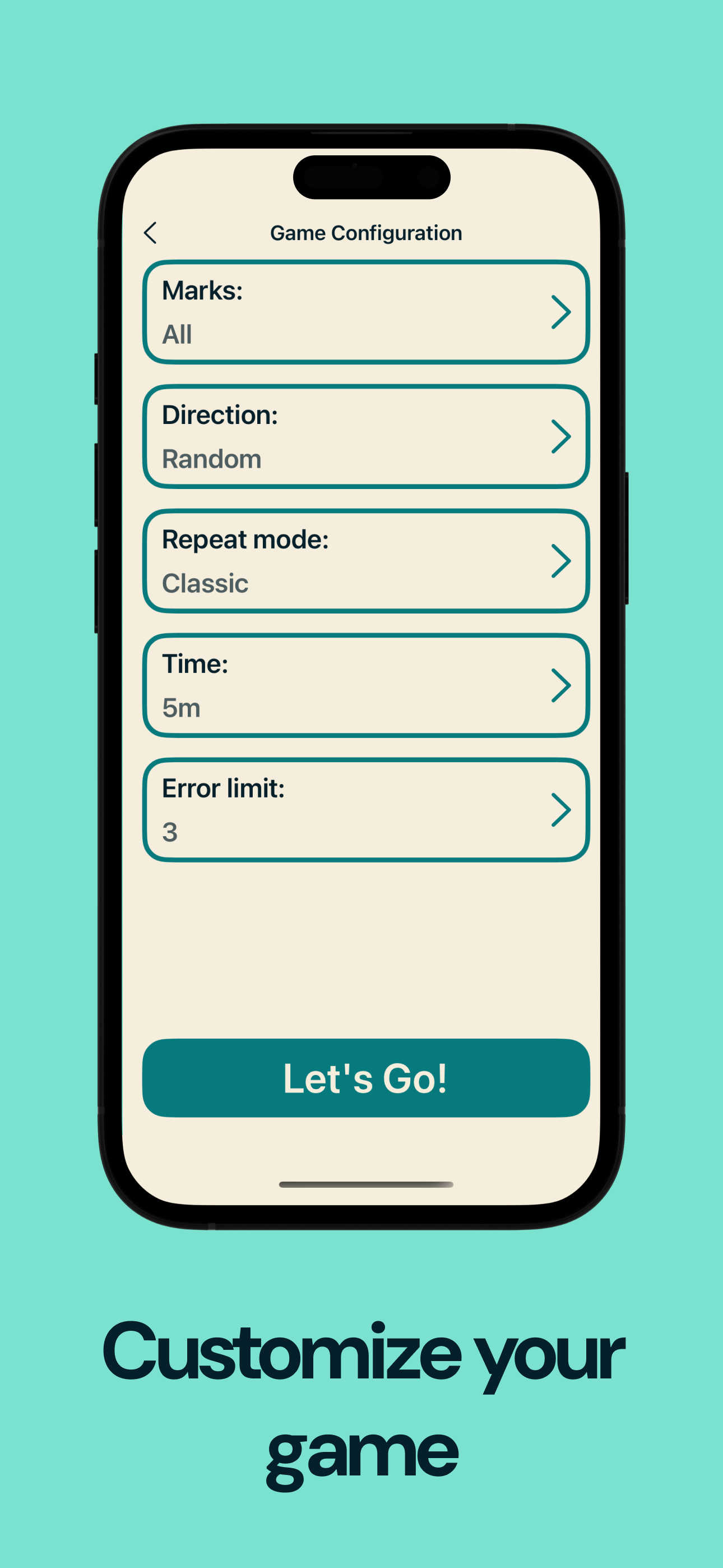 App settings